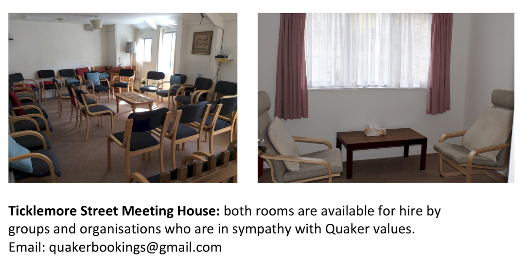 Rooms at Ticklemore Street Quaker Meeting House Rooms at Ticklemore Street Quaker Meeting House